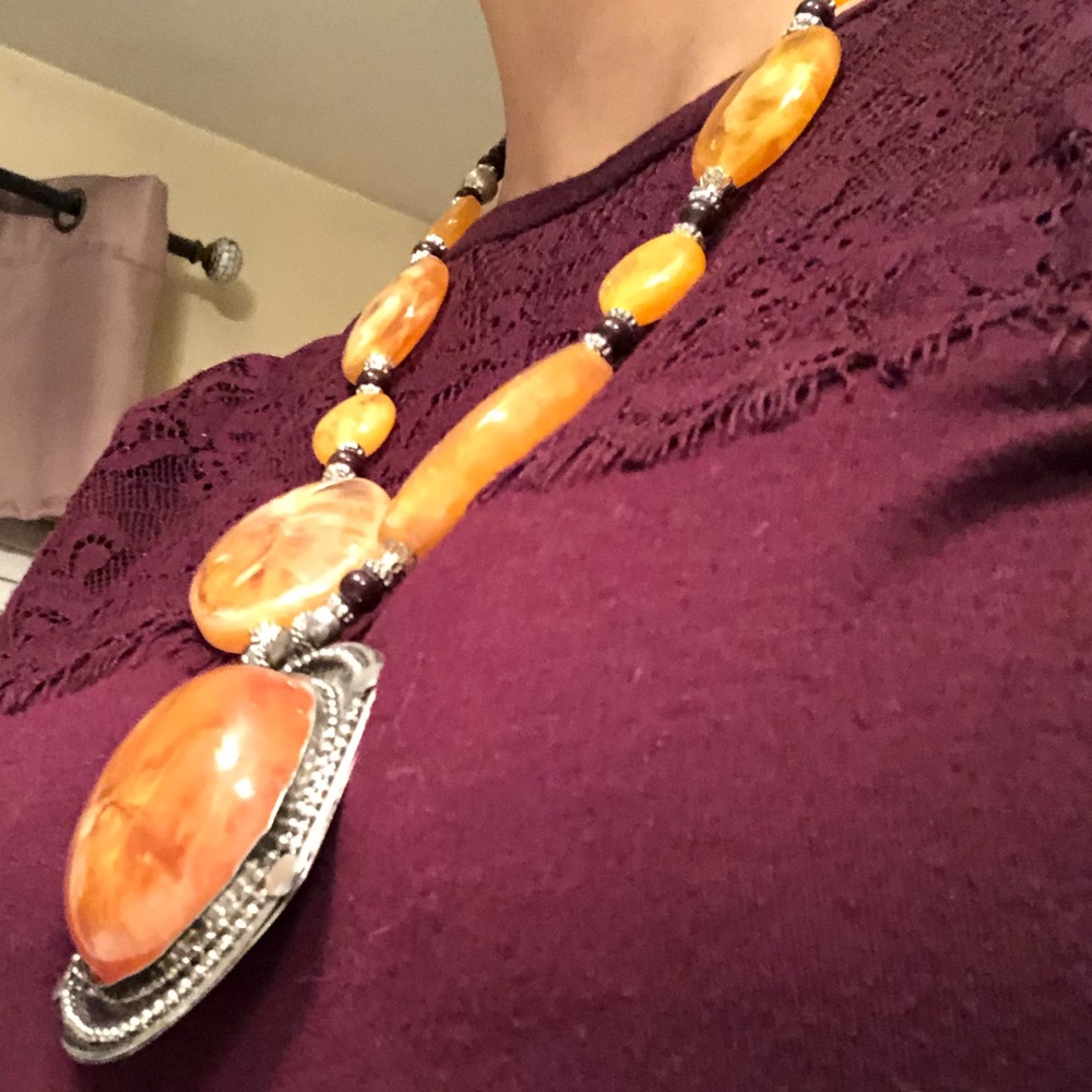 Hand made necklace from Zimbabwe.